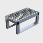 STL.S300 Hart Single Step 300mm (L) x 600mm (W)