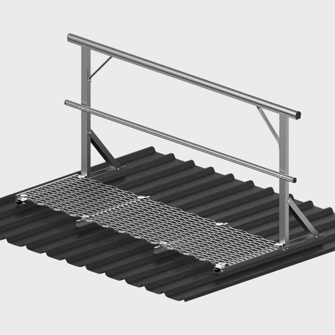 GRW.WSG Hart Aluminium Walkway, Guardrail One Side | Safe Access | Roof Safety | Hart Australia