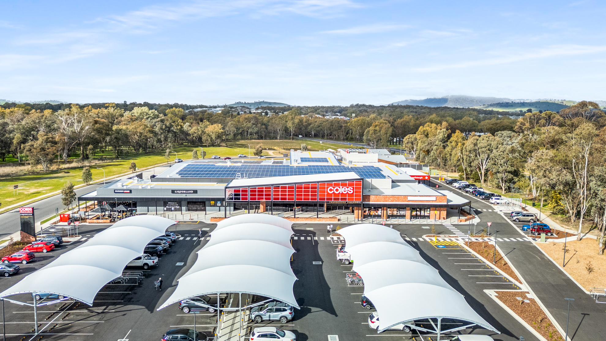 Supermarket plant platform, HVAC platform, roof safety