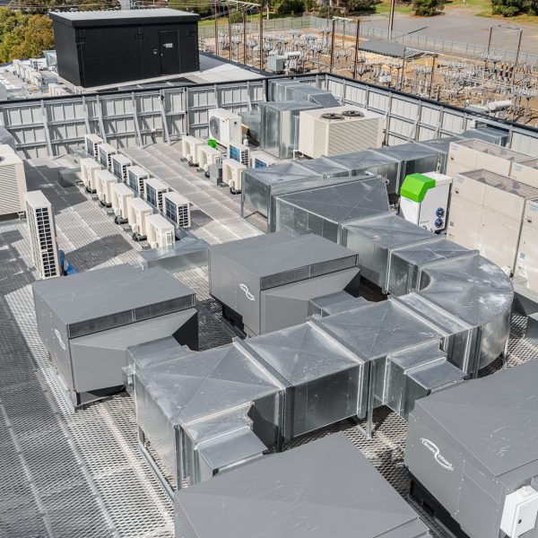 Hotel Panorama Plant Platform with HVAC screen in Adelaide, South Australia