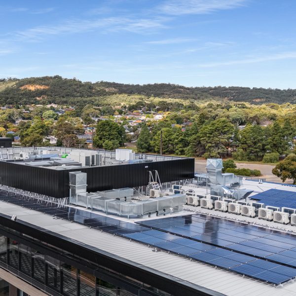 Hotel Panorama Plant Platform with HVAC screen in Adelaide, South Australia